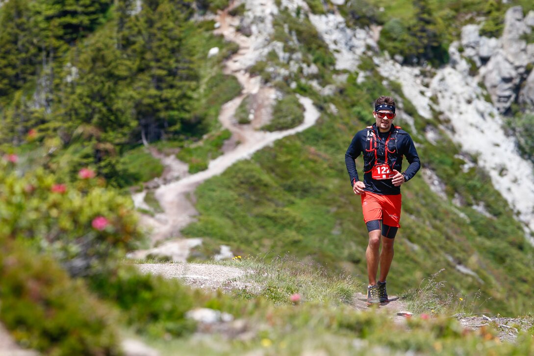 Ein Läufer beim Montafon Totale Trail in der Silvretta Montafon. | © Silvretta Montafon - Friederike Weber