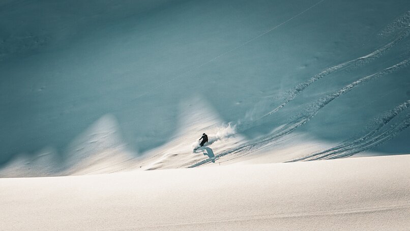 Freerider im Powder in der Silvretta Montafon. | © Silvretta Montafon - Vanessa Strauch