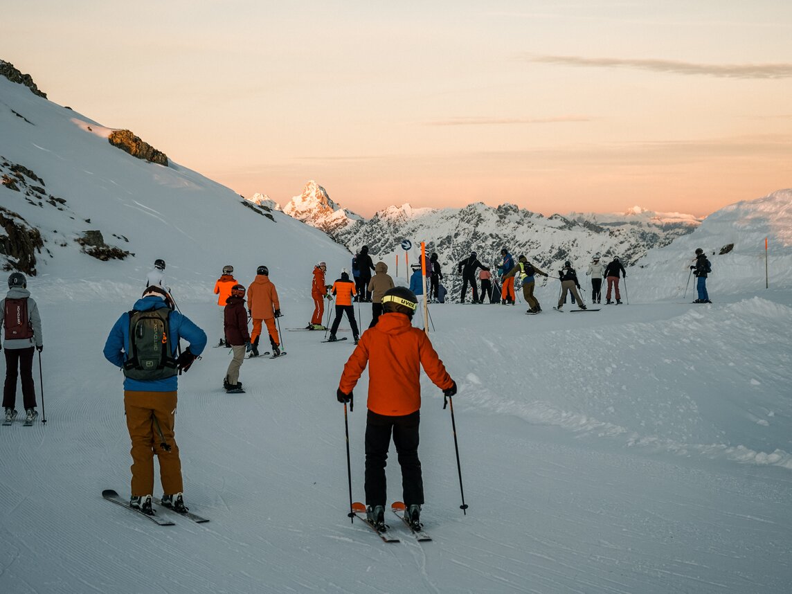 Hochjoch Totale - Silvretta Montafon  | © Silvretta Montafon - Vanessa Strauch  Sonnenaufgang auf 2000m Höhe in der Silvretta Montafon  | © Silvretta Montafon - Vanessa Strauch