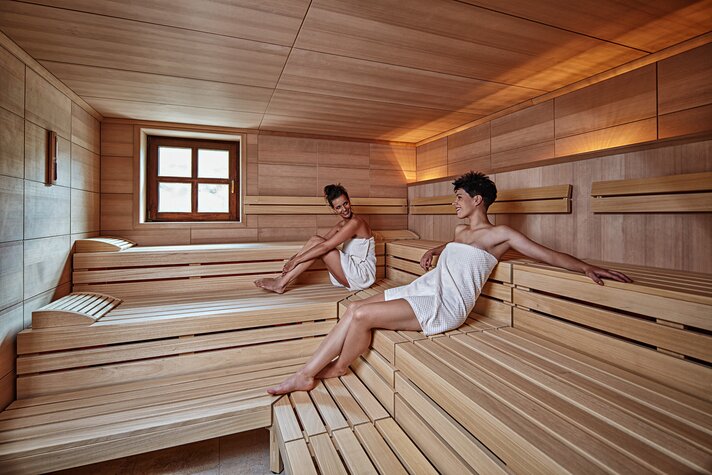 Sauna im Spa des Sporthotel Silvretta Montafon | © Silvretta Montafon - Markus Gmeiner