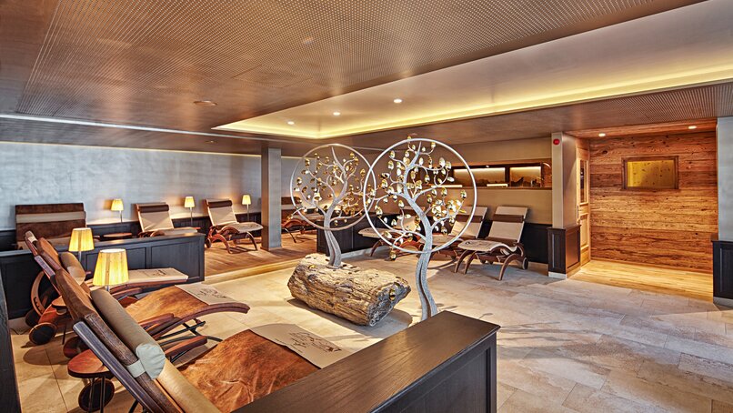 Ruheraum im Spa des Sporthotel Silvretta Montafon. | © Silvretta Montafon - Markus Gmeiner