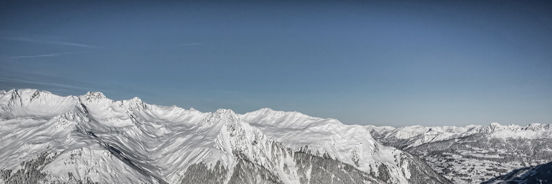 Schneepanorama - Silvretta Montafon | © Silvretta Montafon - Daniel Zangerl Bergpanorama im Winter mit Schnee in der Silvretta Montafon | © Silvretta Montafon - Daniel Zangerl